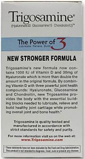 Trigosamine Max Strength Glucosamine 1500mg 90ct Hyaluronic Acid
