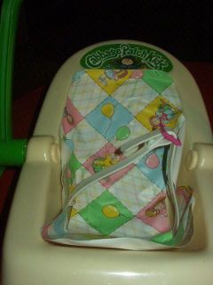 Vintage 1983 Cabbage Patch Kids Doll Toy Car Seat Carrier Doll 1990