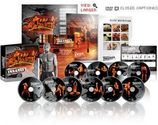 Insanity Workout DVD Set and Meal Plan