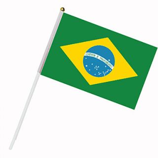 EUR € 0.54   nylon bandiera Brasile (30 x 14 cm), Gadget a