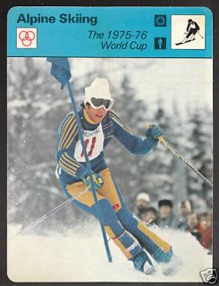 Ingemar Stenmark 1979 Alpine Skiing SPORTSCASTER Card