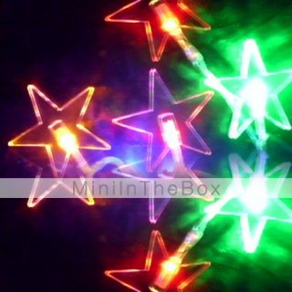 EUR € 15.97   6m 3w 32 led kleurrijk licht pentagram vormige kerst