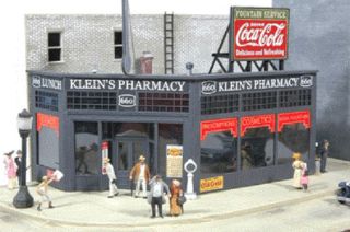 JL Innovative Design Kleins Pharmacy Fine Scale Craftsman Miniatures