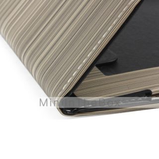 USD $ 13.67   Elegant Striped Leather Case with Stand for iPad 2,