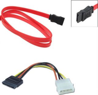 PC Internal Hard Drive SATA Cable Power Adaptor UL