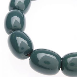 EUR € 3.58   Cylinderform Green Amber armbånd, Gratis Fragt På