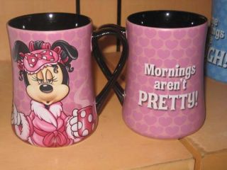 Disney Minnie Mouse Large Coffee Cup Mug Mornings New