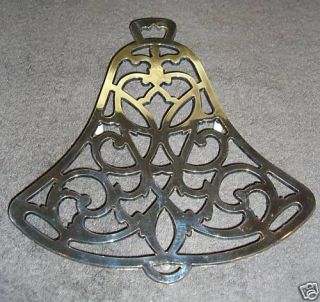 International Silver Co Bell Shaped Footed Trivet Nice