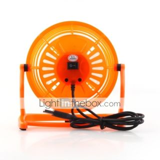 USD $ 8.59   USB Fashion Mini Desk Fan U510 Orange,