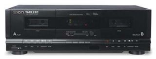 ION Audio Tape2Pc USB Dual Deck   Convert Cassette Tape Archive to PC