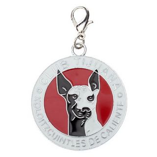 USD $ 2.59   Dog Pattern Rounded Style Collar Charm for Dogs Cats