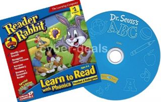 Reader Rabbit Preschool Phonics Dr Seuss ABC Bundle