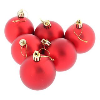 USD $ 4.69   6 Pack Shiny Finish Shatterproof Balls Christmas Tree
