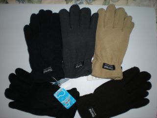 Mens Thermal Insulated Fleece Winter Gloves