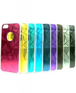  Brushed Metal Bumper Triangle Cover Case for iPhone 5 U375A