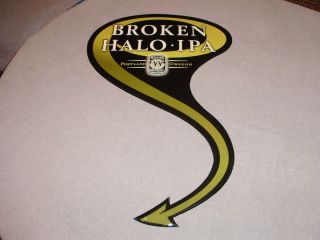 Widmer Brothers Brewing Broken Halo IPA Metal Beer Sign New Must See