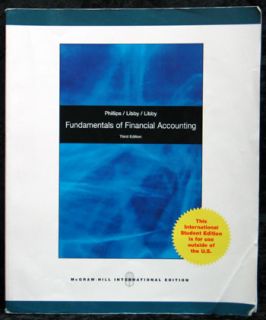 INTERNATIONAL Edition / US SELLER Fundamentals of Financial Accounting