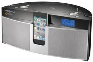   Boombox CD Player with HD Radio iPod iPhone Dock Station Speaker