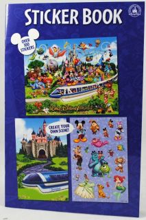 Walt Disney World Storybook Stickerbook Collection Mickey Epcot