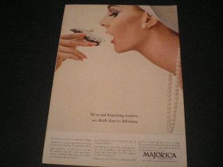 1966 MAJORICA Internacional Simulated Pearls Jewelry Ad