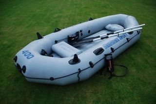 INTEX Seahawk SPORT 400 Inflatable Raft Fun Fishing Boat STILL FACTORY