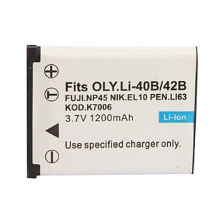 1200mAh Camera Battery D LI63(42B) for Nikon,Olympus,KODAK,PENTAX and