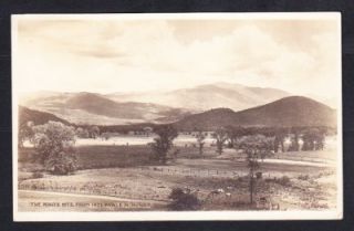 RPPC The White Mountains from Intervale NH Postcard