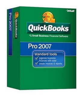  bidding on intuit quickbooks pro 2007 this software was installed but