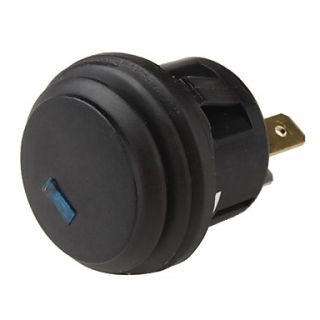 USD $ 6.19   Nylon 66 Car Switch with Blue Indicator (DC 12V, Black