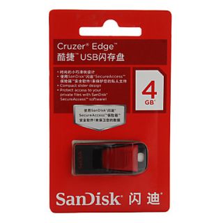 EUR € 8.64   4GB SanDisk Cruzer ® borde unidad flash USB (rojo