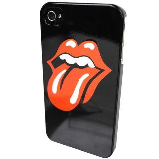 New Apple iPhone 4 Case Rolling Stones Hard Cover Black