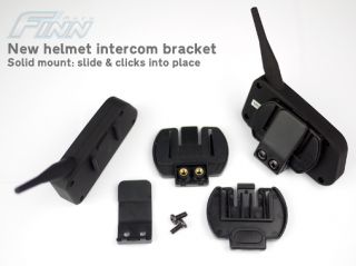 Bluetooth Motorcycle Helmet Intercom Headset 1km Dual Kit 2pc w Remote