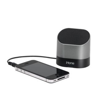 iHome IHM63 2 0 Gray Portable iPod iPhone  Speaker
