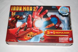 2010 Iron Man 2 3 in 1 Wrist Repulsor Roleplay Set