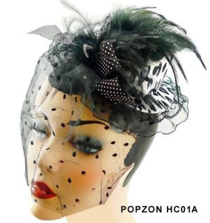 You are bidding on a unique and high Quality mini Top Hat Hair Clip
