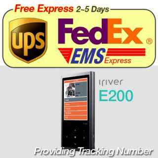 New iRiver E200 Video PMP  MP4 Touch 16GB Black 821566007124