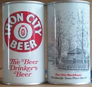 12oz Iron City Beer Fort Pitt Blockhouse