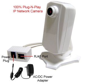 Plug and Play IP Remote Surveillance Cam Web Control