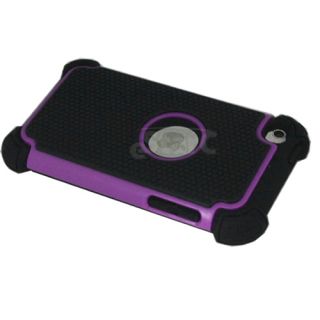  & Black Executive Hybrid Armor Case for iPod Touch 4th Generation 4G