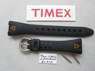 Timex Ironman Watch Band Strap Ladys 14mm Rubber 53161