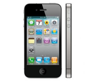 At T Apple iPhone 4 32GB Black No Contract 3G Touch Cell Phone Heavily