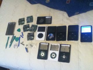 iPod Videos and Misc Parts Lot