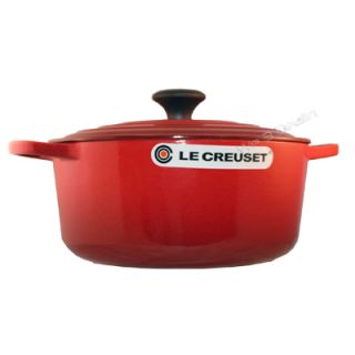 Le Creuset 2012 Cast Iron Cookware Signature Round French Oven RED