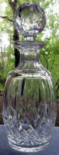Beautiful Waterford Irish Crystal Glass Spirits Decanter Lismore