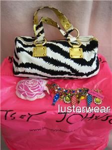Betsey Johnson Limited Edition Zebra Bag Handbag