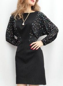 BN Issa Black Silk Sleeved Cocktail Dress UK14 US10 So Elegant