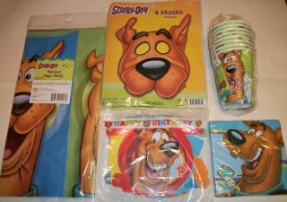 Scooby Doo Birthday Party Supplies RARE