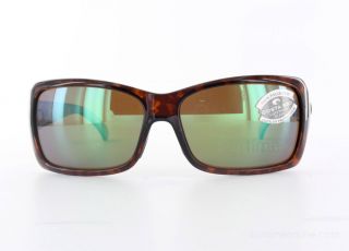 New Costa Del Mar Islamorada Tortoise Green 580G Sunglasses