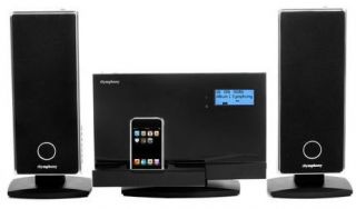iSymphony Audio System with Wireless Speakers Model W2C Black as Is