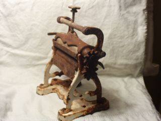   Antique Cast Iron PASTA Maker Machine Charles Giunta Italian Decor